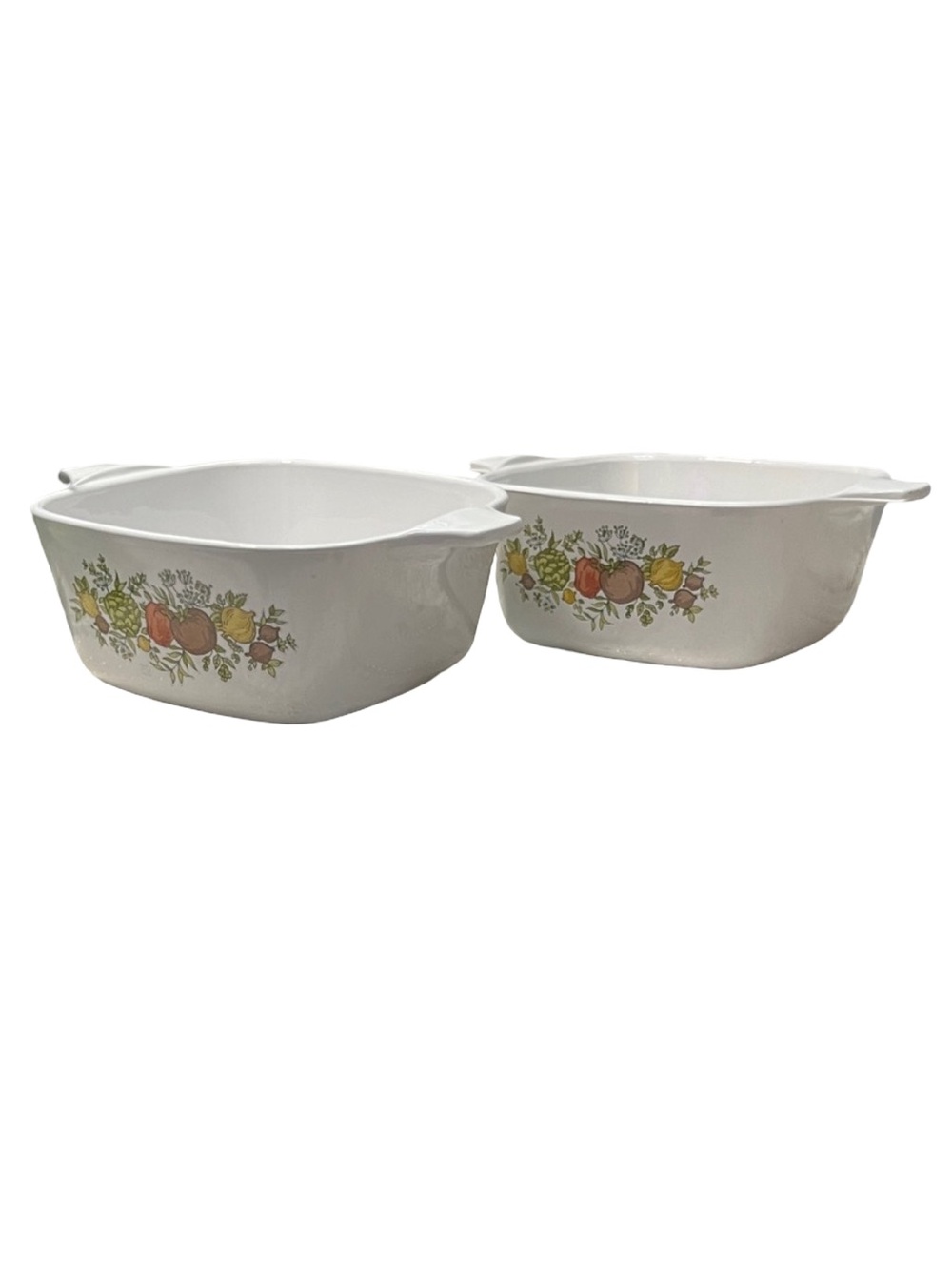 Vintage Corningware Spice of Life Petite Casserole Dishes P-43-B